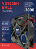 Вентилятор  VD 9225H Ball (качения) 12V, 3000 об.мин, 0,3А - st-e.info - Челябинск