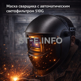 Маска сварщика хамелеон 510G защитная - st-e.info - Челябинск