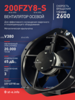 Вентилятор 200FZY-8S - st-e.info - Челябинск