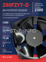 Вентилятор  200FZY7-D  - st-e.info - Челябинск