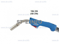 Горелка для полуавтоматической сварки TBi 250-blue-ESG, длина 4 метра - st-e.info - Челябинск