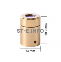 Защитный колпачок с защитным стеклом для QBH коннектора оптоволокна MAXQBHE05 - st-e.info - Челябинск