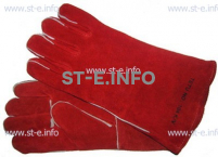Перчатки-краги сварщика TETU 104 KEVLAR RED - st-e.info - Челябинск