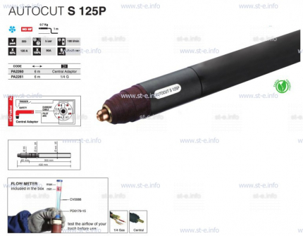 Голова плазмотрона для механизированной резки AUTOCUT S 125 P - st-e.info - Челябинск