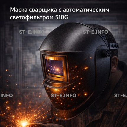 Маска сварщика хамелеон 510G защитная - st-e.info - Челябинск