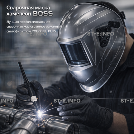 Сварочная маска хамелеон BOSS (YXE-X58E Plus) - st-e.info - Челябинск
