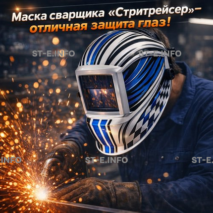 Маска сварщика хамелеон "Стритрейсер" (YXE-958I PRO) - st-e.info - Челябинск