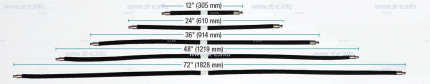 Удлинительные шланги ABLD-ELH-72 длина 72" (1828 mm) - st-e.info - Челябинск